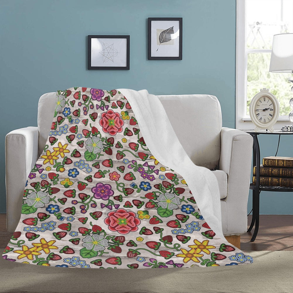 Berry Pop Bright Birch Ultra-Soft Micro Fleece Blanket 60"x80"