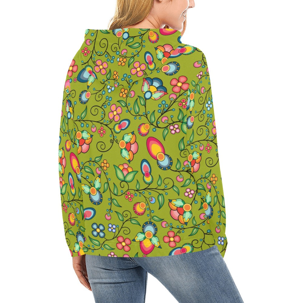 Floral Bounty Sweetgrass Hoodie for Women (USA Size)