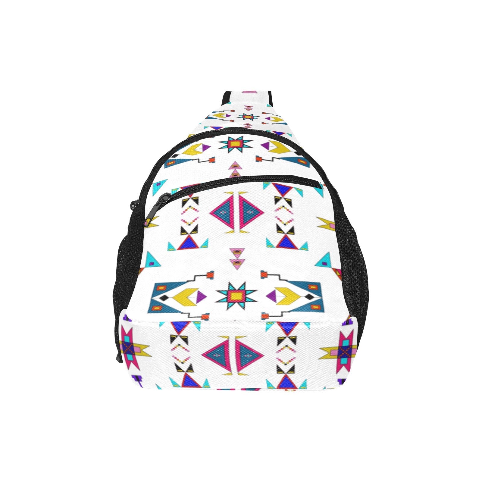 Enemy Territory White Chest Bag