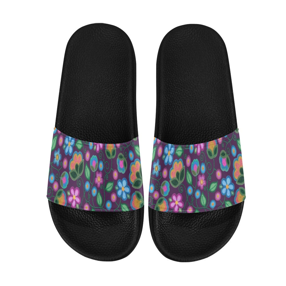 Turquoise Sunbeam Violet Men's Slide Sandals