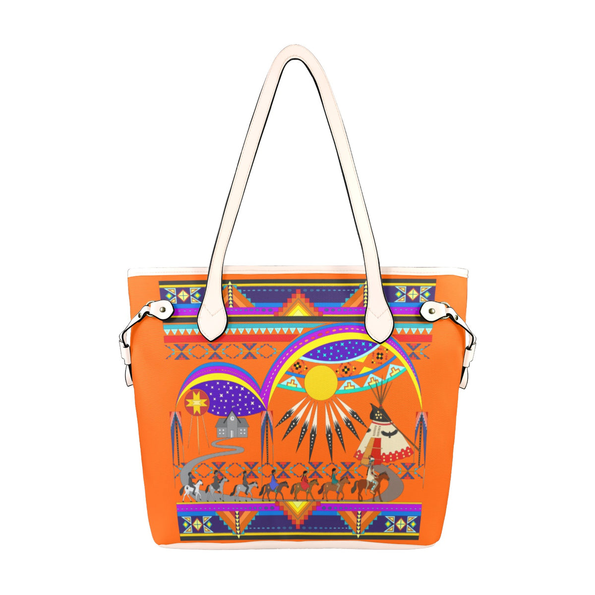 Seven Generations Medicine Clover Canvas Tote Bag