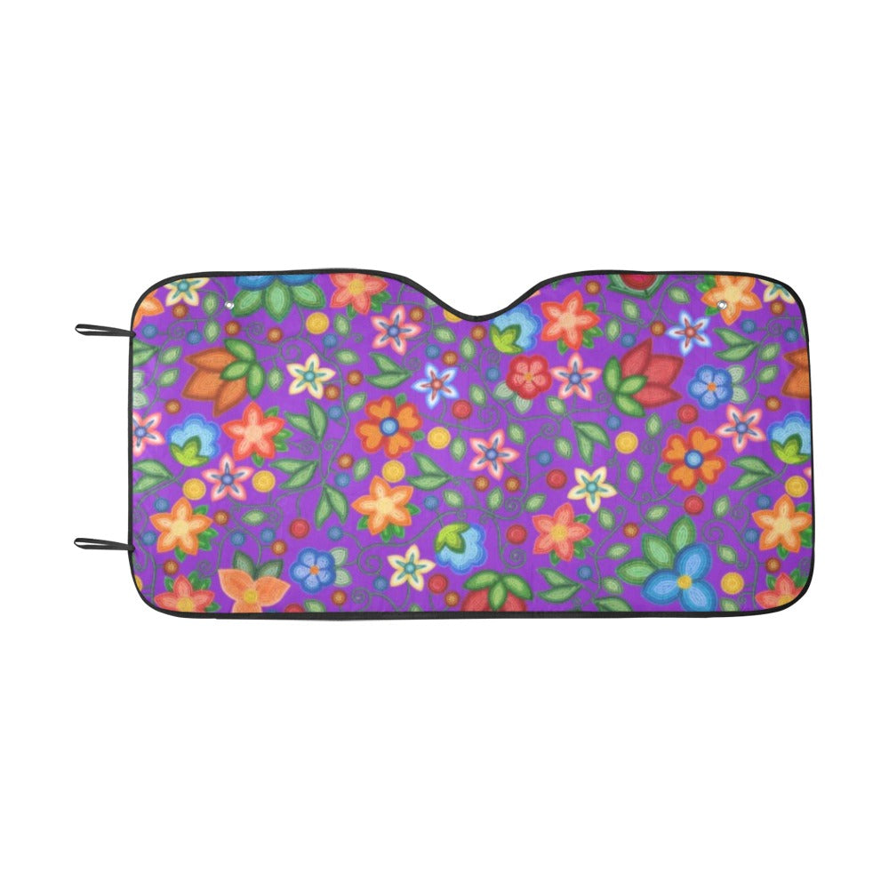 Morning Harmony Purple Car Sun Shade 55"x30"