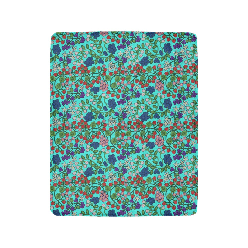 Takwakin Harvest Turquoise Ultra-Soft Micro Fleece Blanket 40"x50"