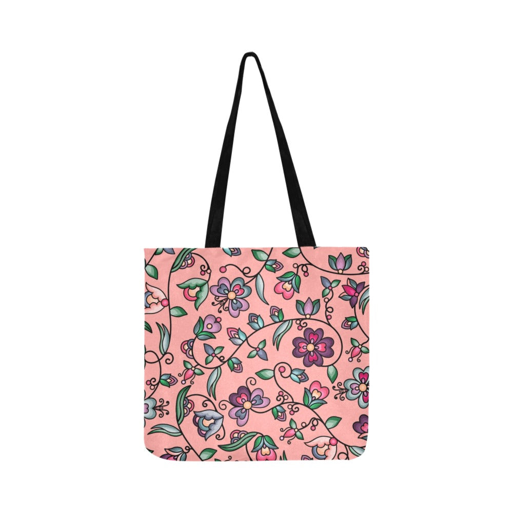 Amber Evening Garland Peach Reusable Shopping Bag (Two sides)