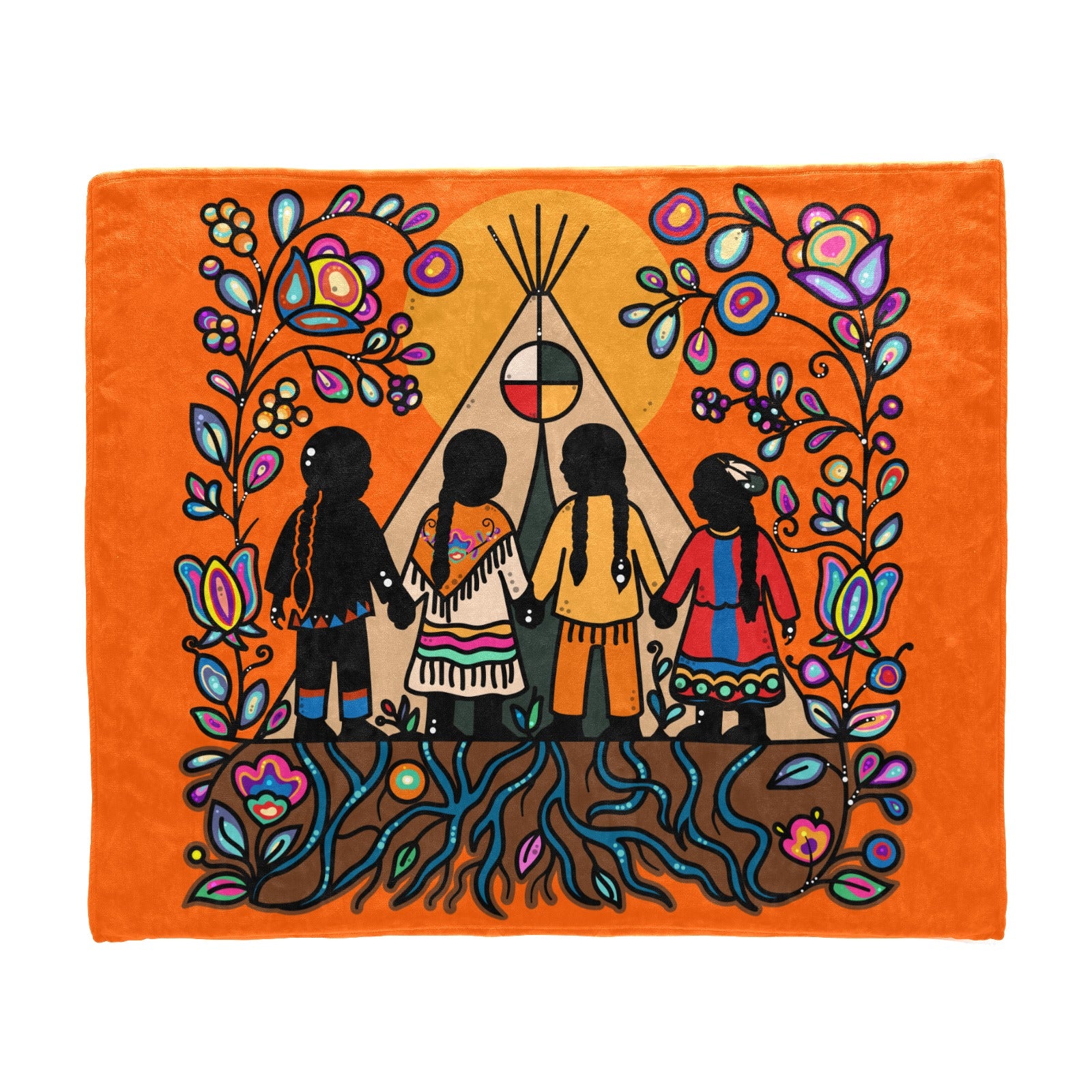 Rooted in Culture Ultra-Soft Micro Fleece Blanket 60"x50"