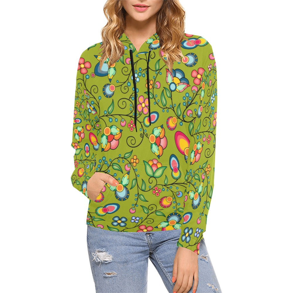 Floral Bounty Sweetgrass Hoodie for Women (USA Size)