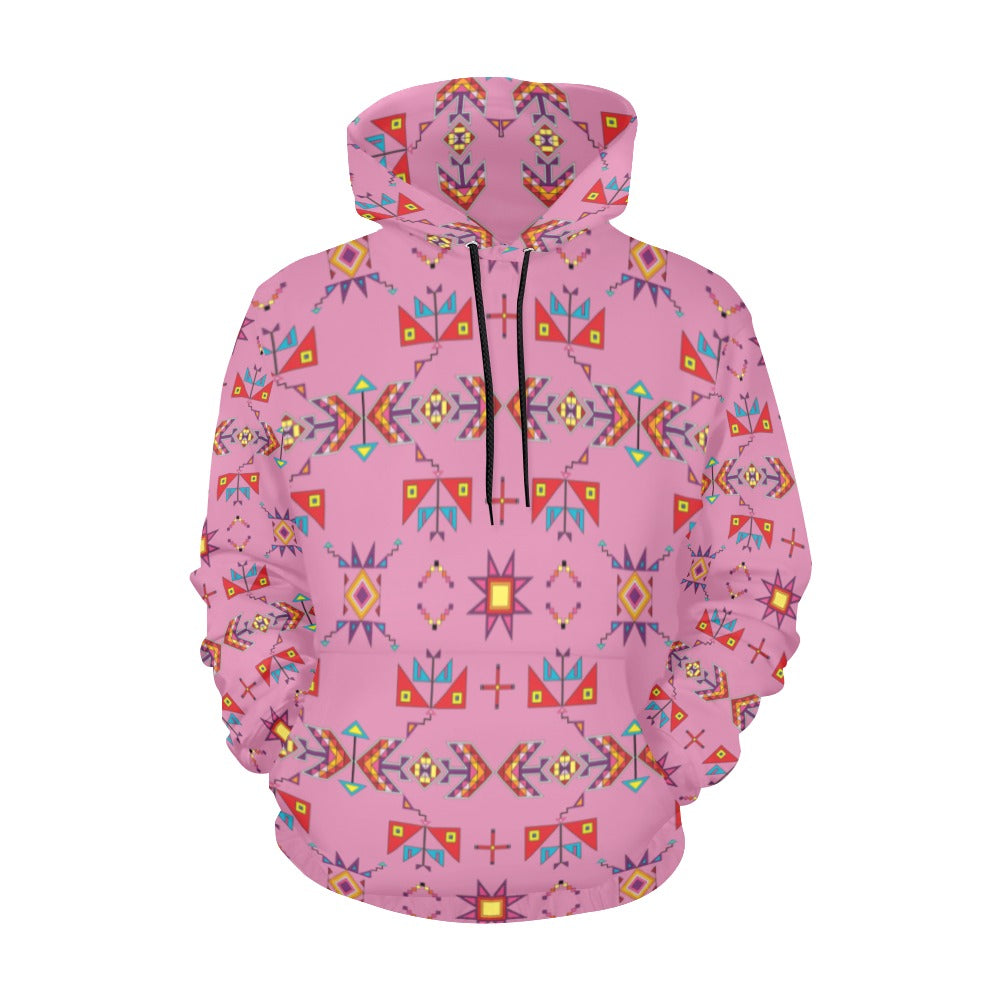 Scattered Generations Pink Hoodie for Women (USA Size)