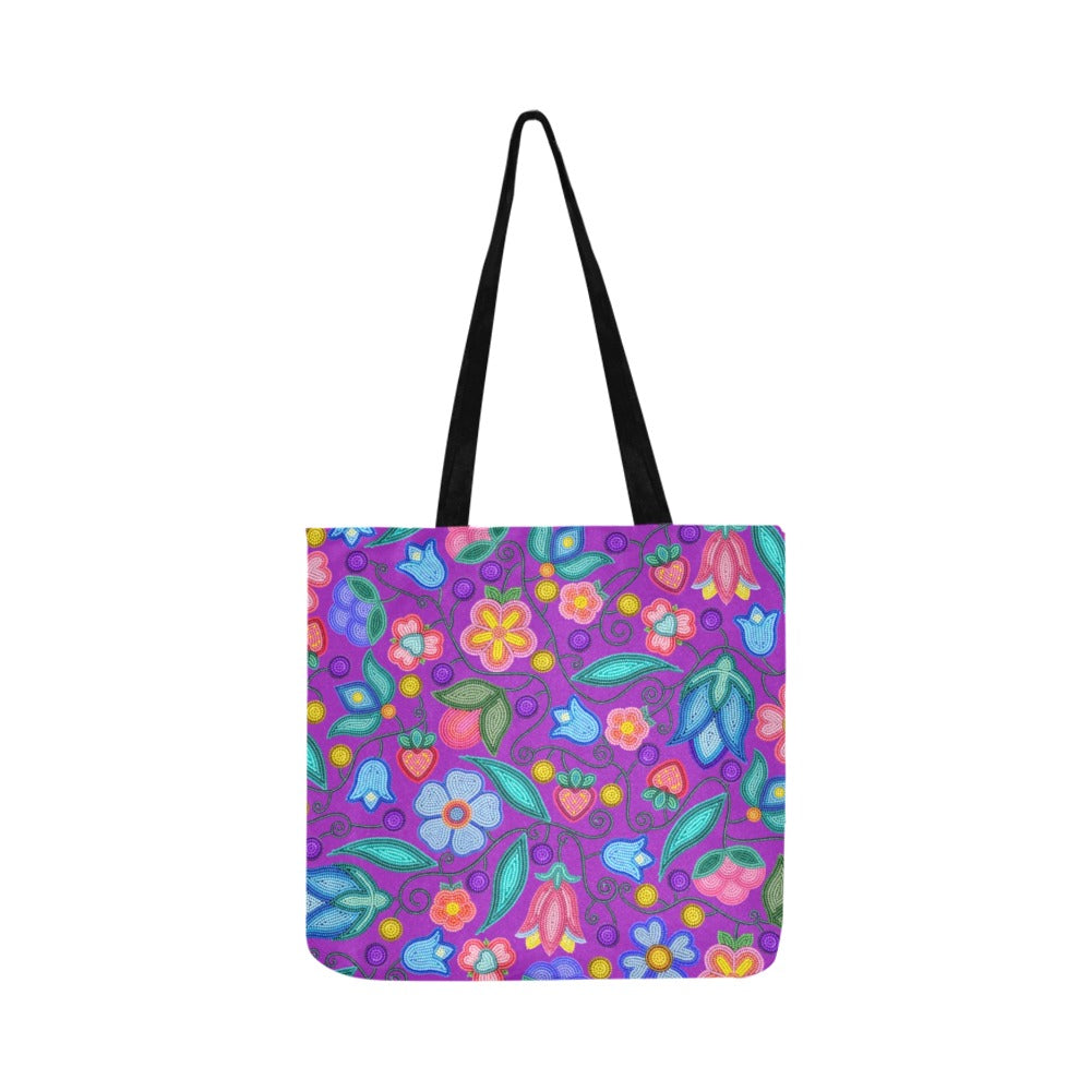 Sweet Offering Purple Reusable Shopping Bag (Two sides)