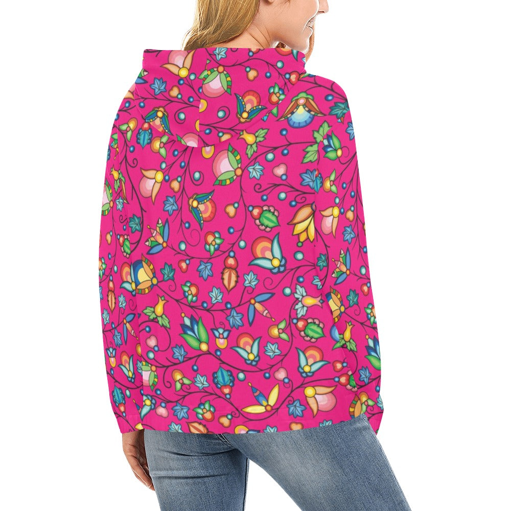 Prairie Plains Spirit Pink Hoodie for Women (USA Size)