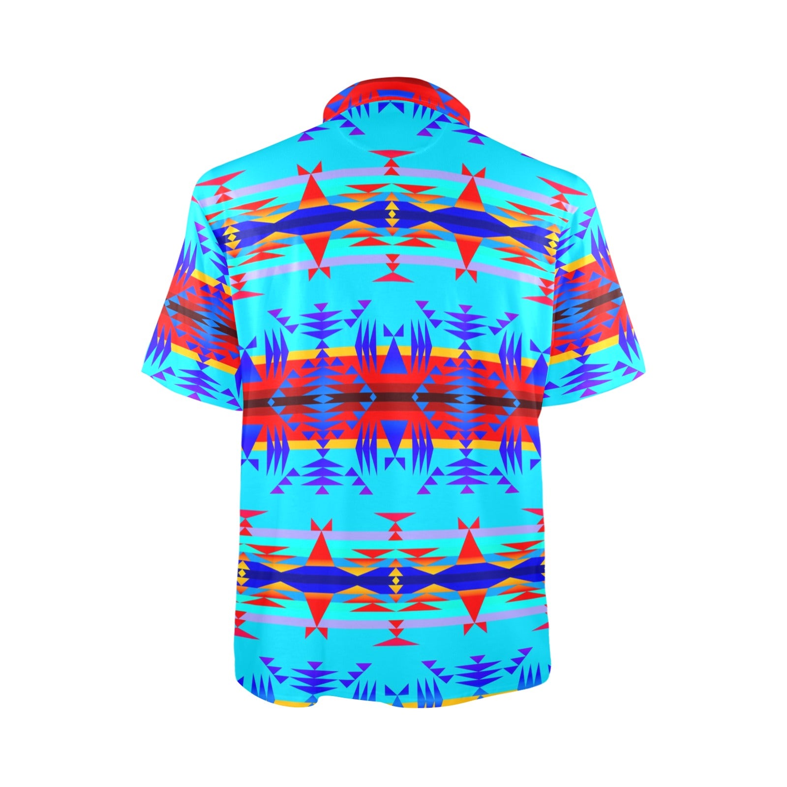 Between the Mountains Blue Polo Shirt