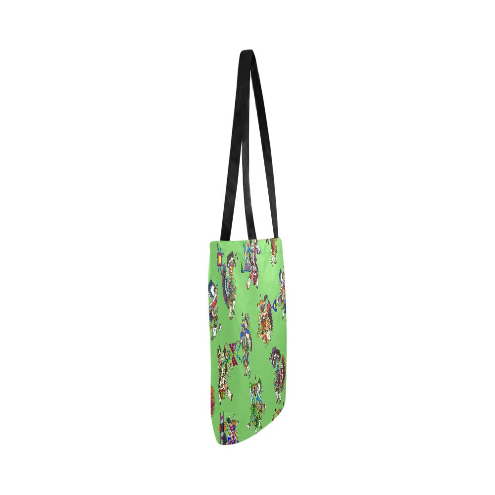 Men's Fancy Dancers Grass Reusable Shopping Bag (Two sides)