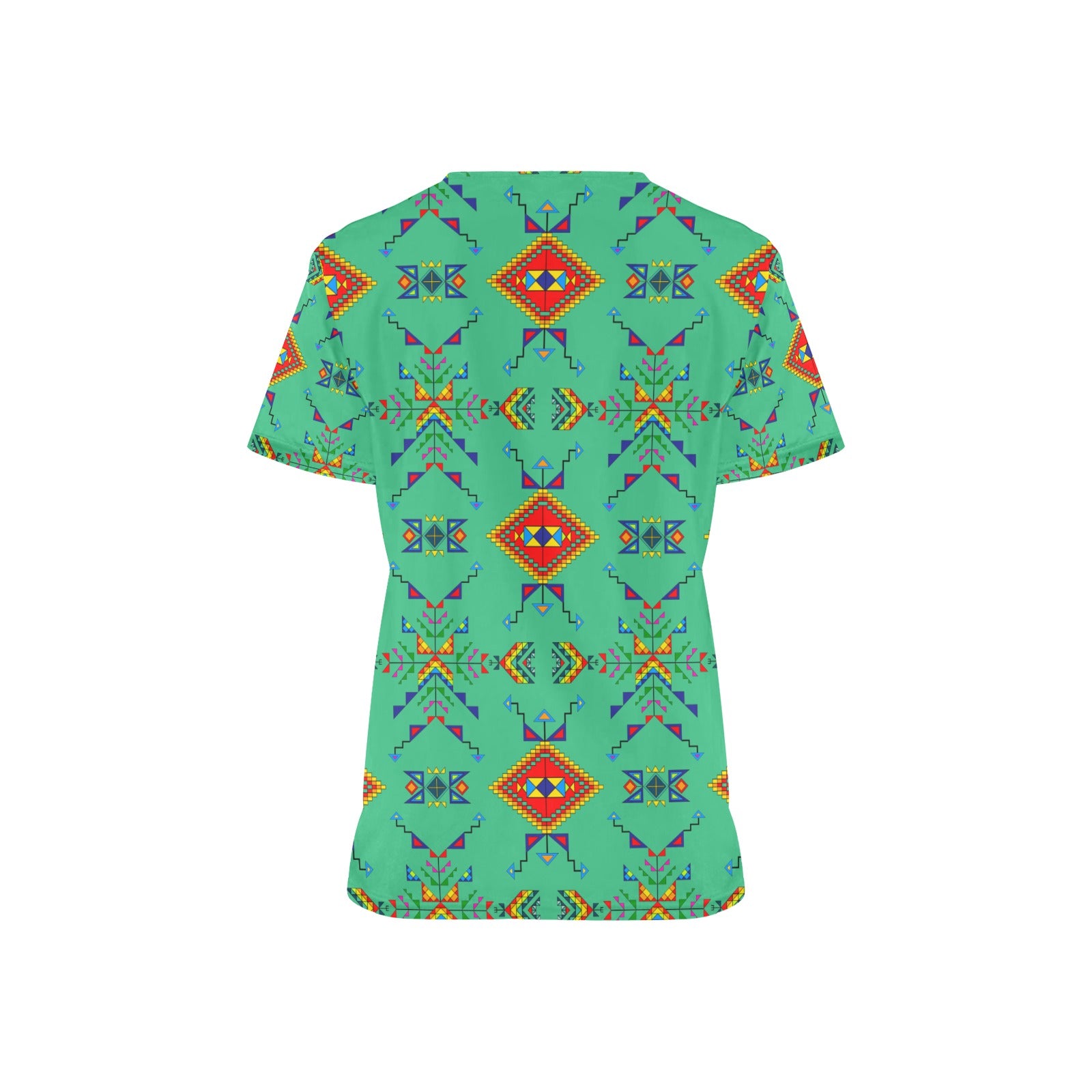 Buffalo Jump Sage Scrub Top