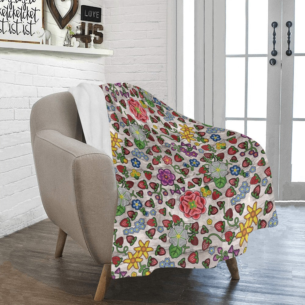 Berry Pop Bright Birch Ultra-Soft Micro Fleece Blanket 40"x50"