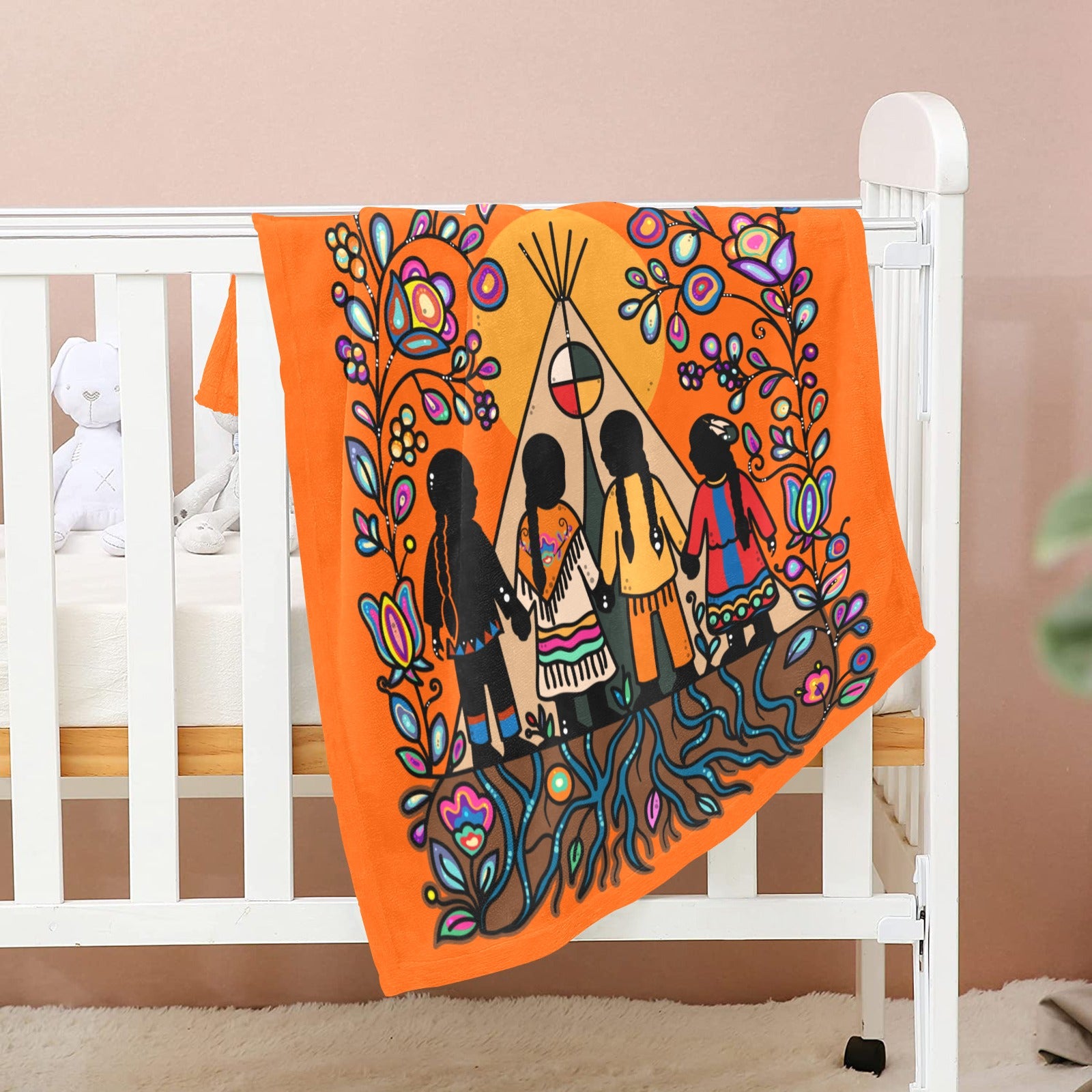 Rooted in Culture Baby Blanket 30"x40"