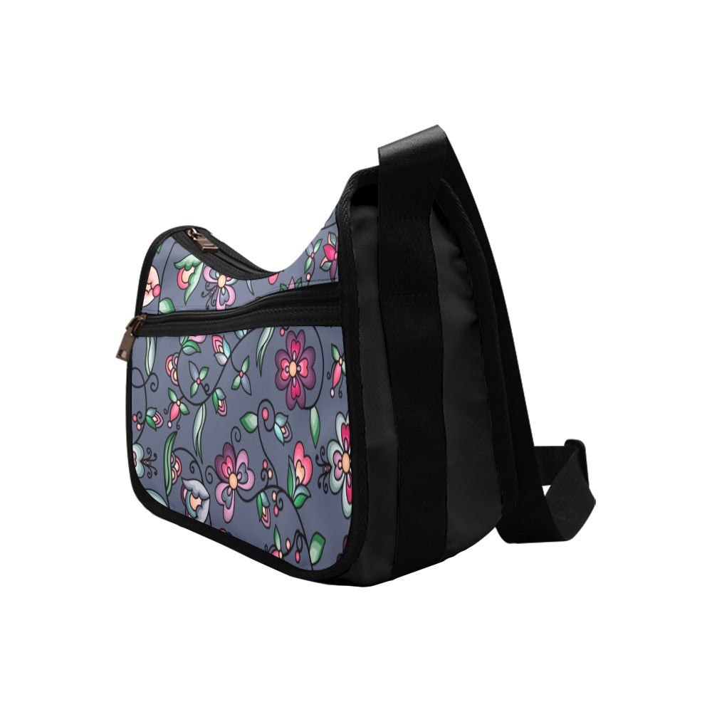Amber Evening Garland Blue Crossbody Bag