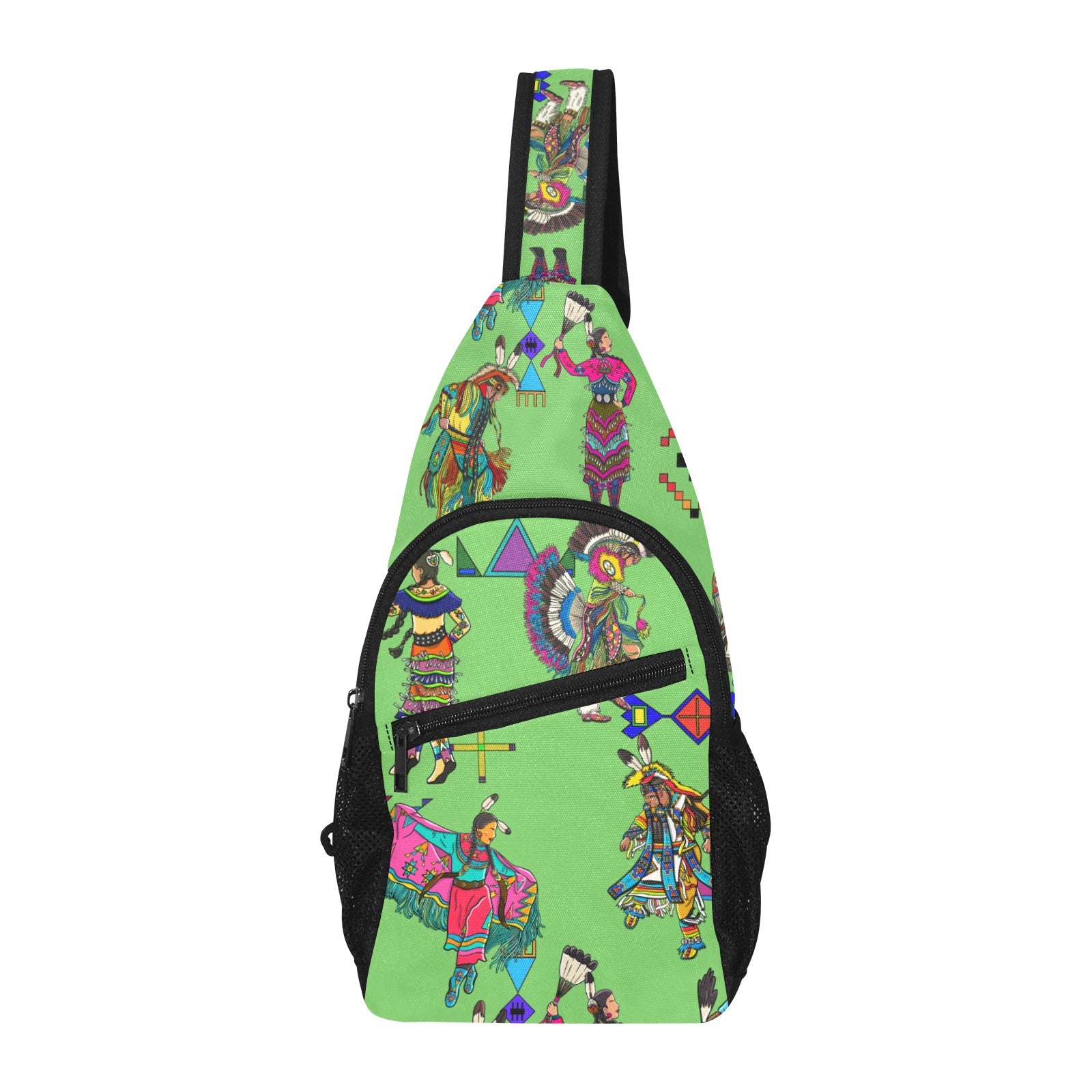 Grand Entry Dancers Grass Chest Bag