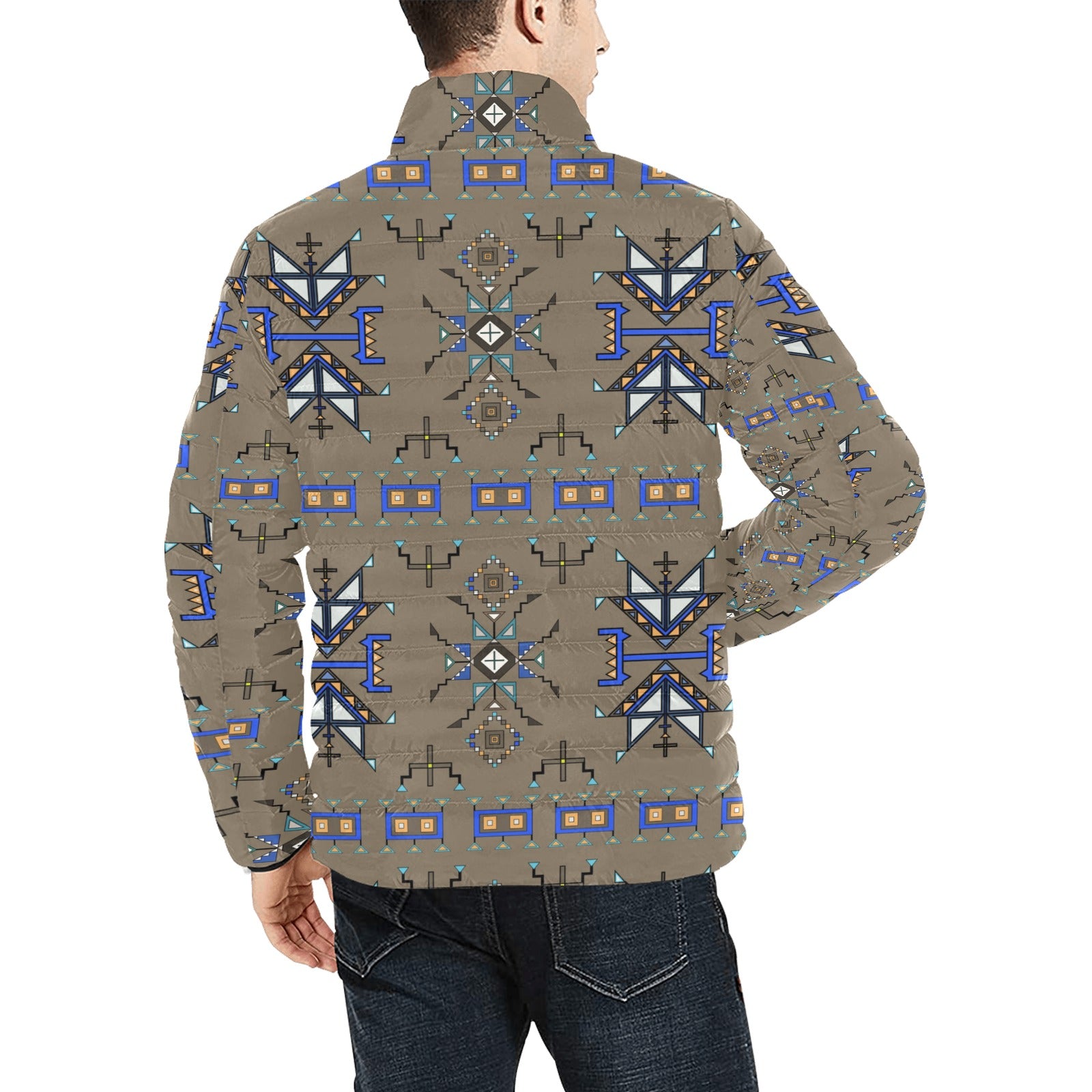 Eagle Strike Brown Men's Padded Jacket