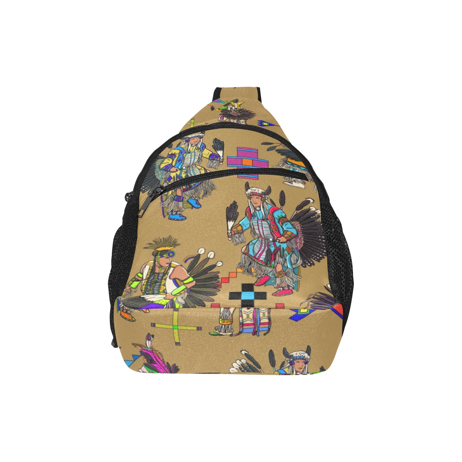Men's Tradish Dancers Earth Chest Bag