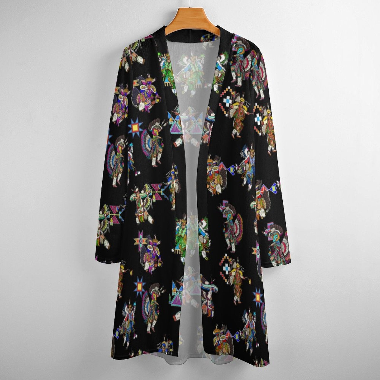 Men's Fancy Dancer Black Cardigan