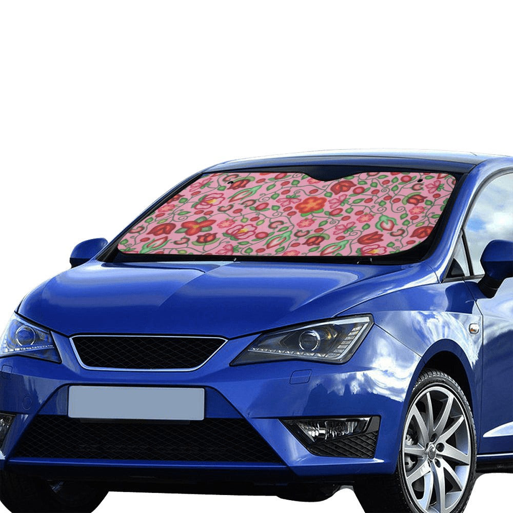Rose Reverie Pink Car Sun Shade 55"x30"
