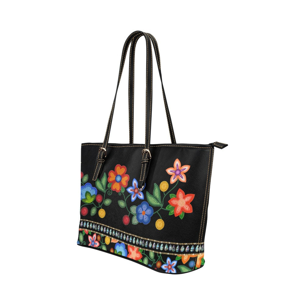 Morning Harmony Leather Tote Bag/Large