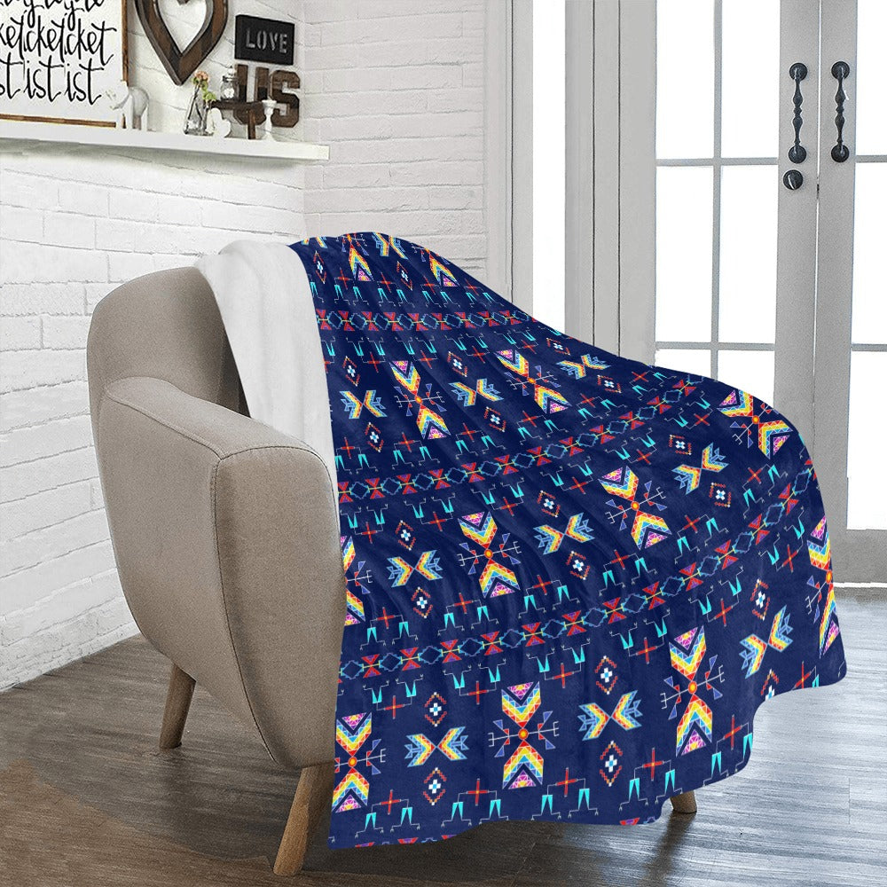Rainy Chief Rainbow Night Lake Ultra-Soft Micro Fleece Blanket 50"x60"