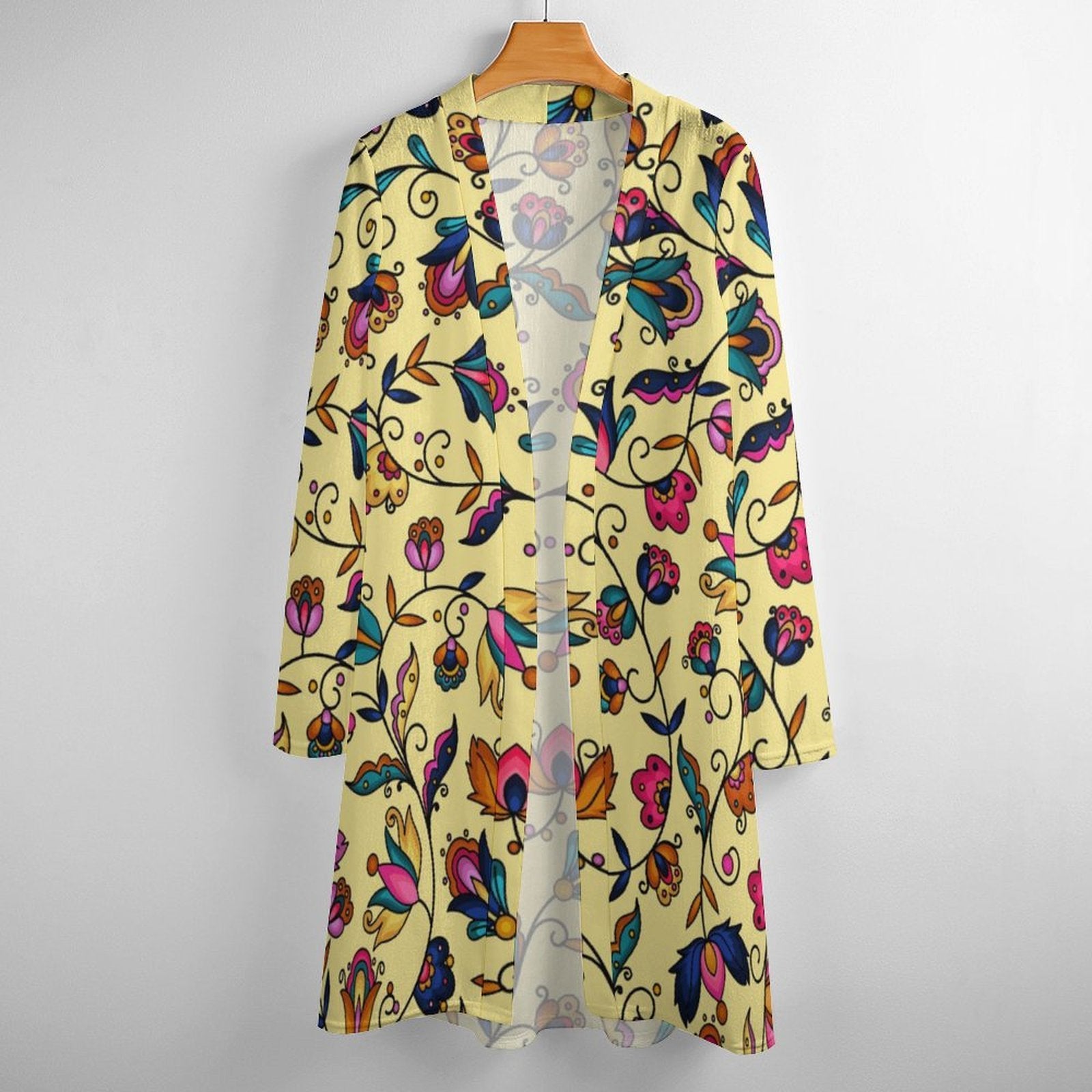 Copper Prairie Petals Yellow Cardigan