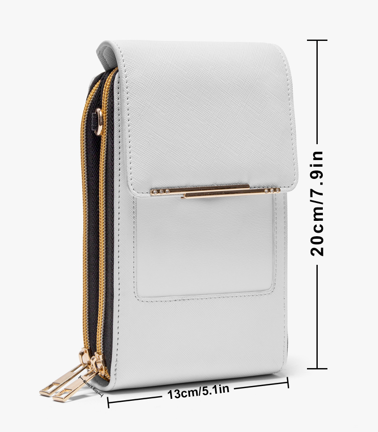 Thorny Path Cranberry Mobile Phone Chest Bag