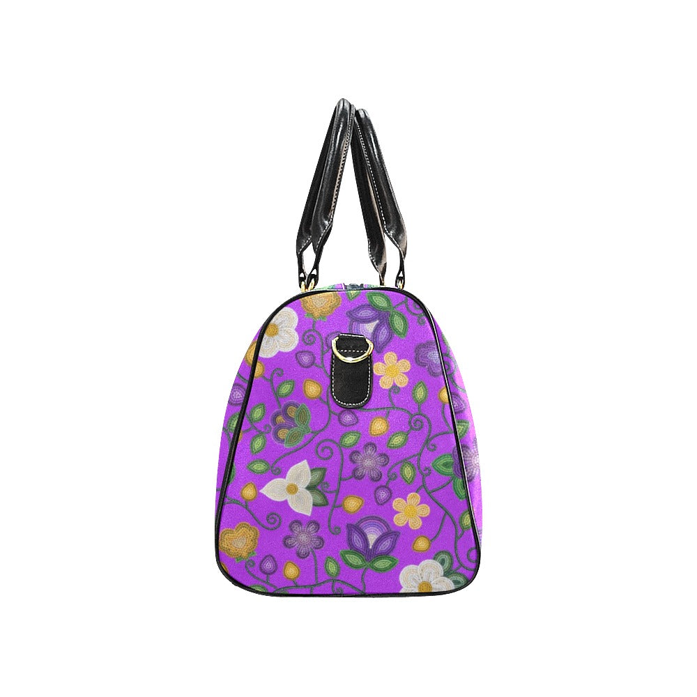 Midnight Moss Bloom Purple Waterproof Travel Bag/Small