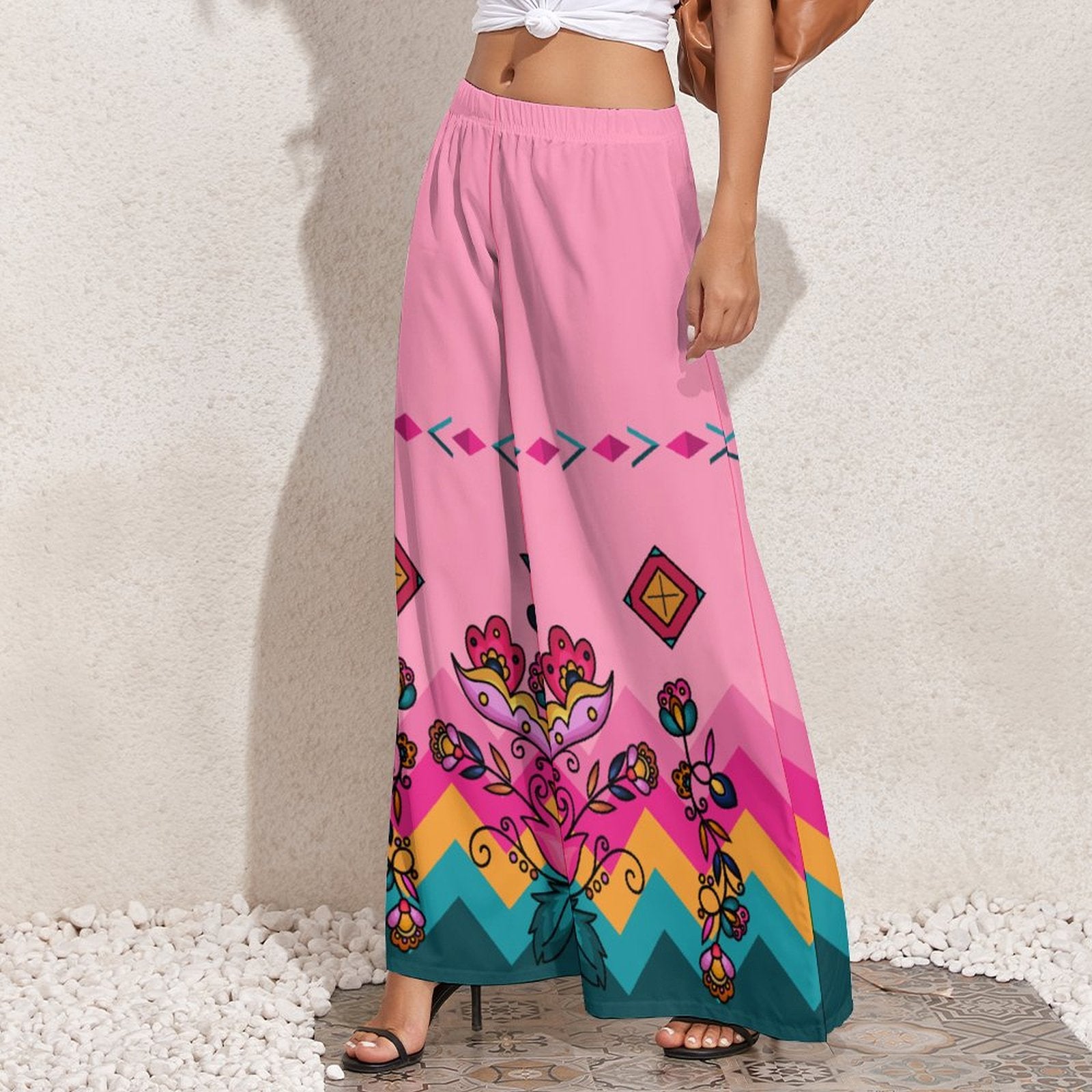 Copper Prairie Petals Ribbon Pant