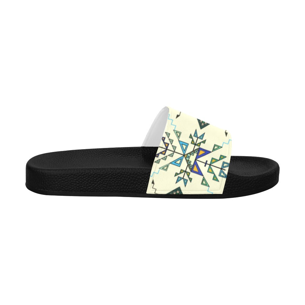 Bear Shield Cream Men's Slide Sandals