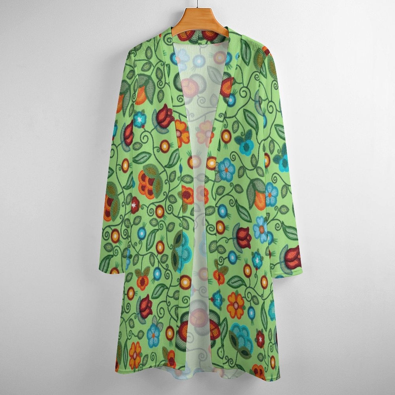 Prairie Fire Petals Sage Cardigan