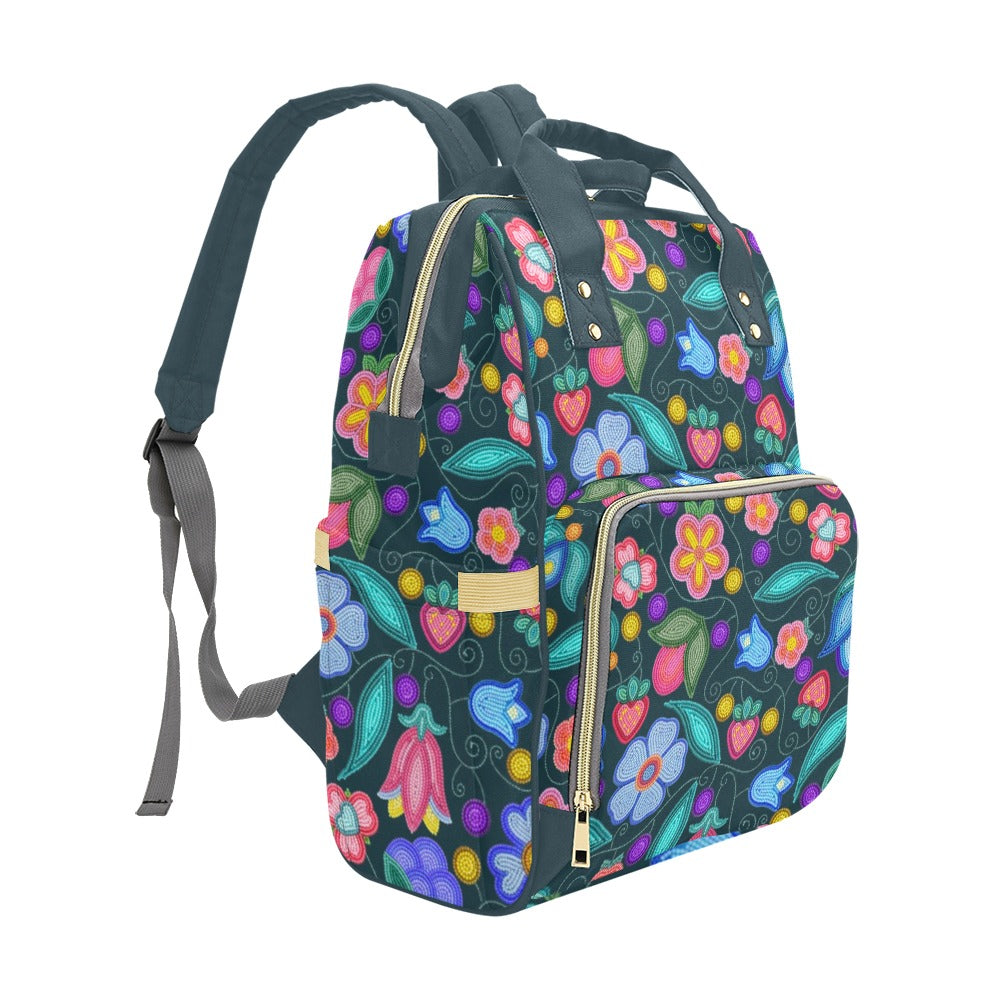 Sweet Offering Dark Teal Multi-Function Diaper Backpack/Diaper Bag