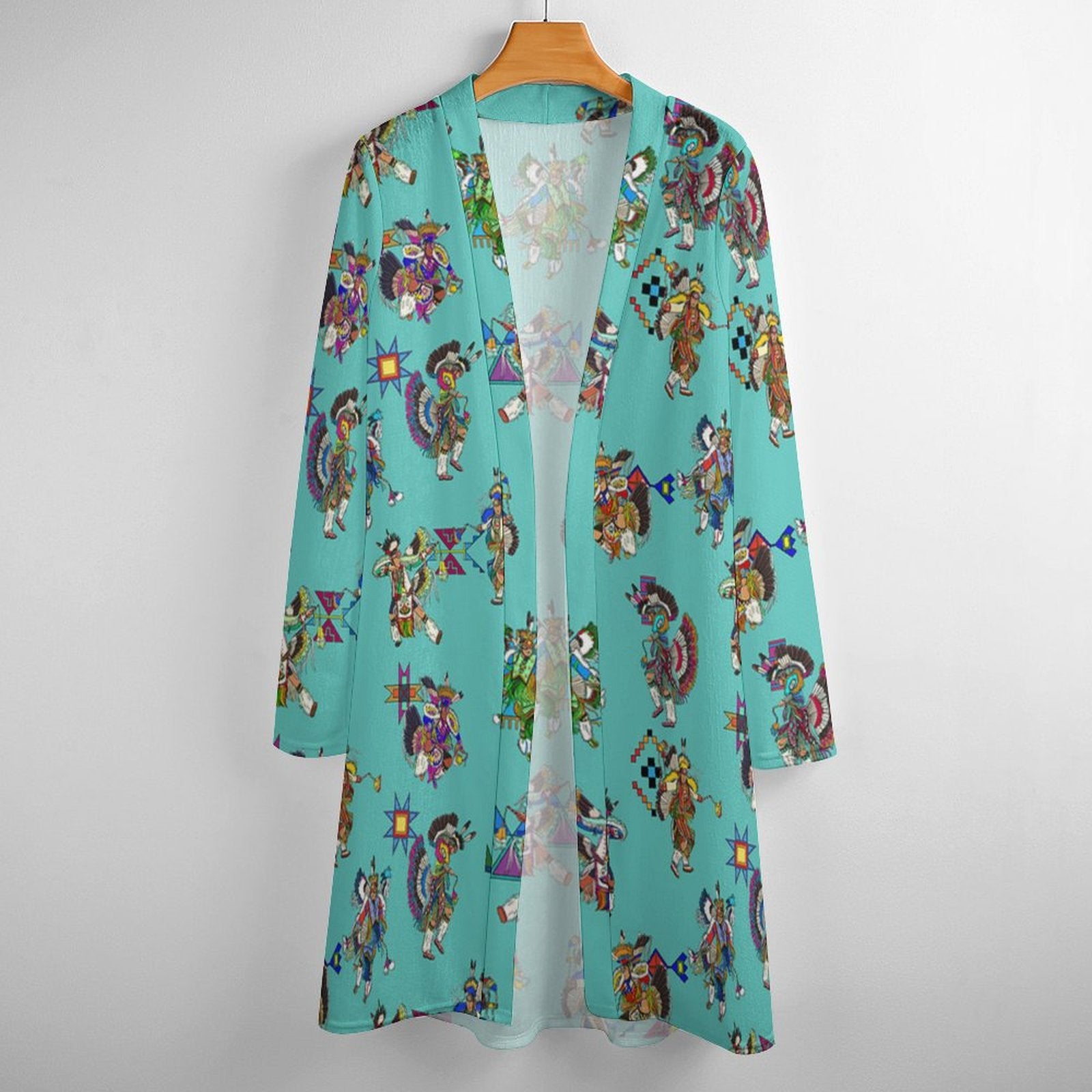 Men's Fancy Dancers Eggshell Blue Cardigan
