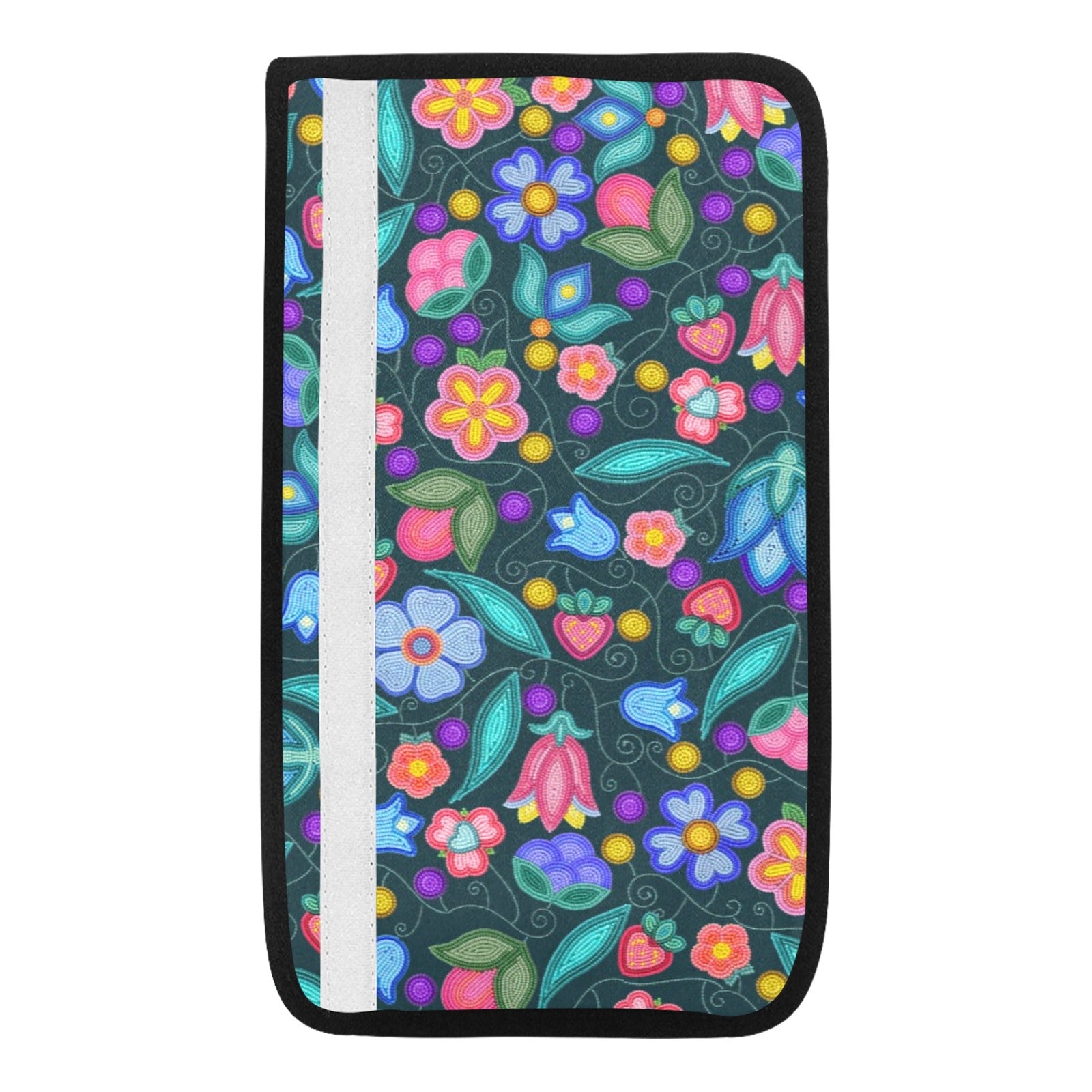 Sweet Offering Dark Teal Car Seat Belt Cover 7''x12.6'' (Pack of 2)