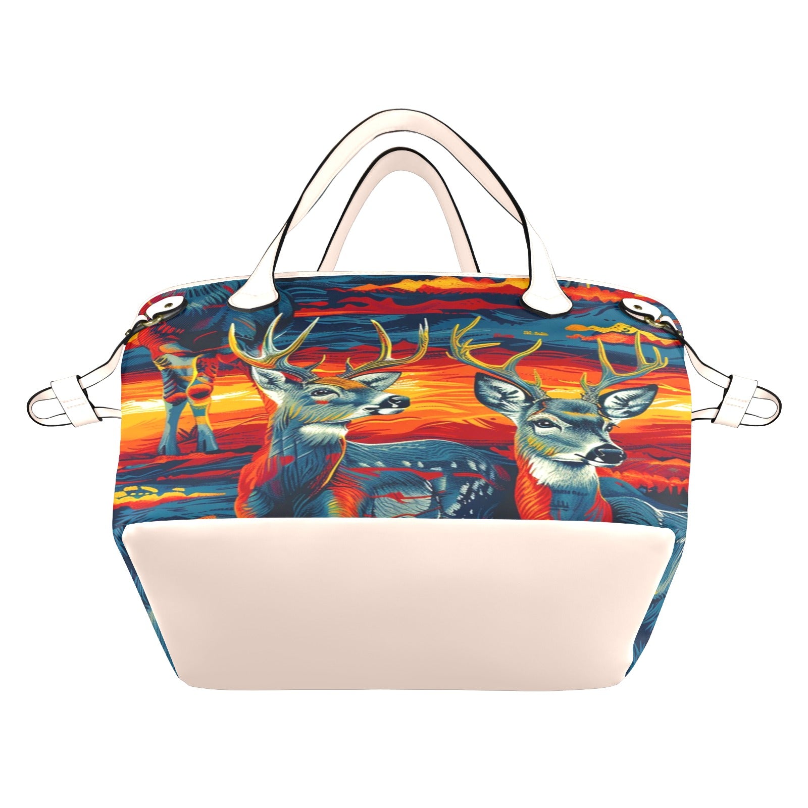 Nosey Bucks Clover Canvas Tote Bag