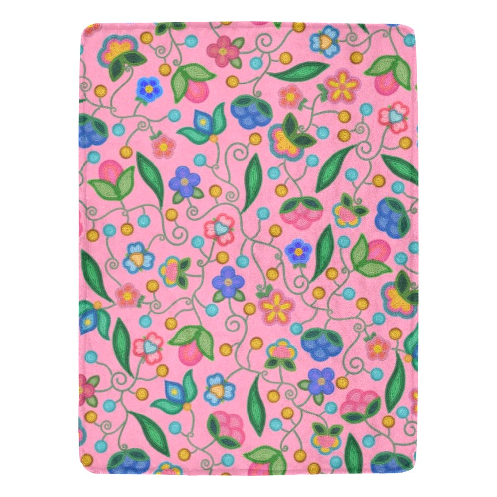 Skyberry Serenade Pink Ultra-Soft Micro Fleece Blanket 60"x80"