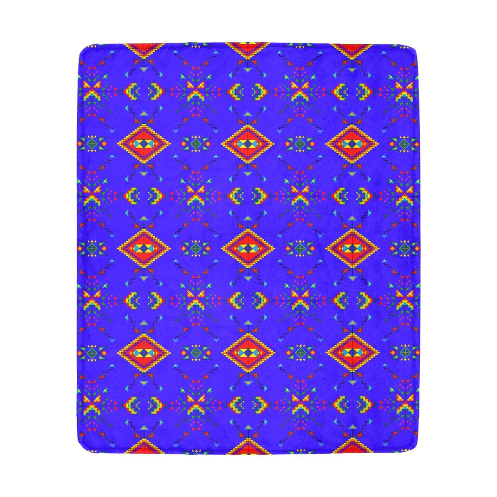 Buffalo Jump Blue Ultra-Soft Micro Fleece Blanket 50"x60"