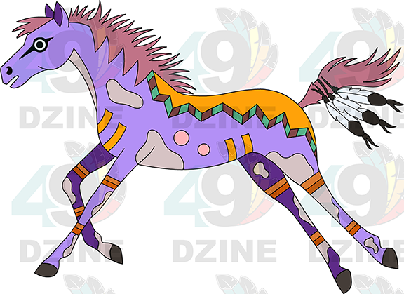Horse 4 Transfer (Various Sizes)