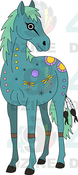Horse 7 Transfer (Various Sizes)