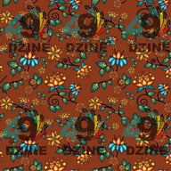 Dragon Lily Sierra Orange 42 Inch Cotton Poplin Pre Order