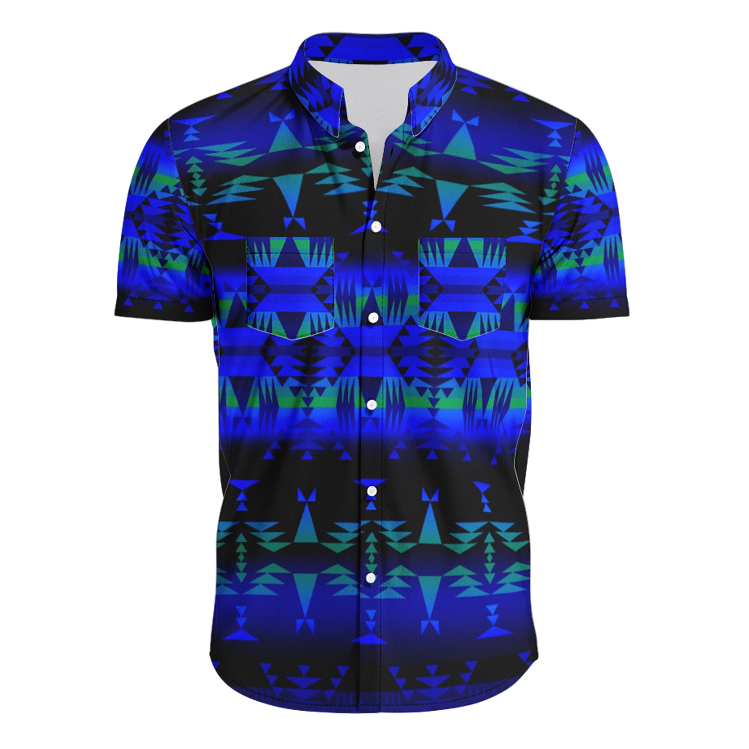 Between the Blue Ridge Mountains Hawaiian-Style Button Up Shirt