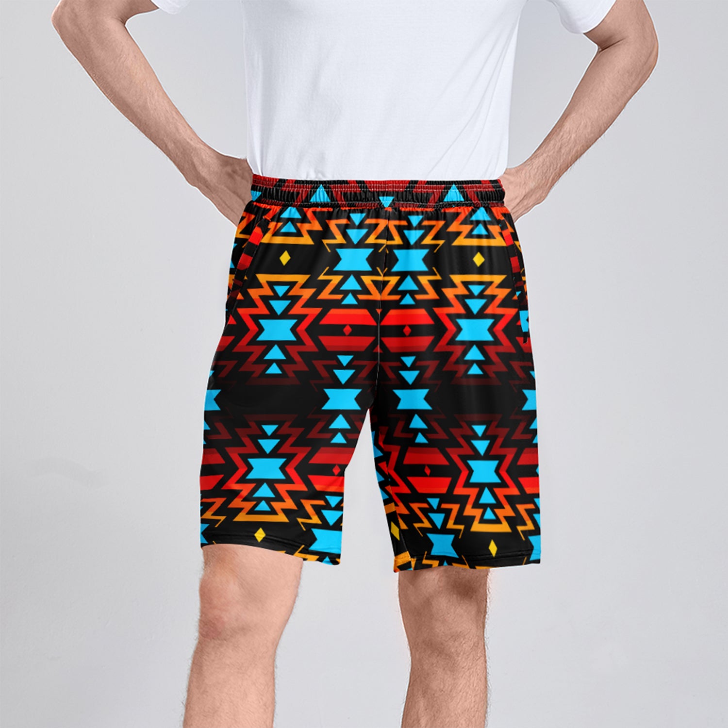 Native american 2025 basketball shorts