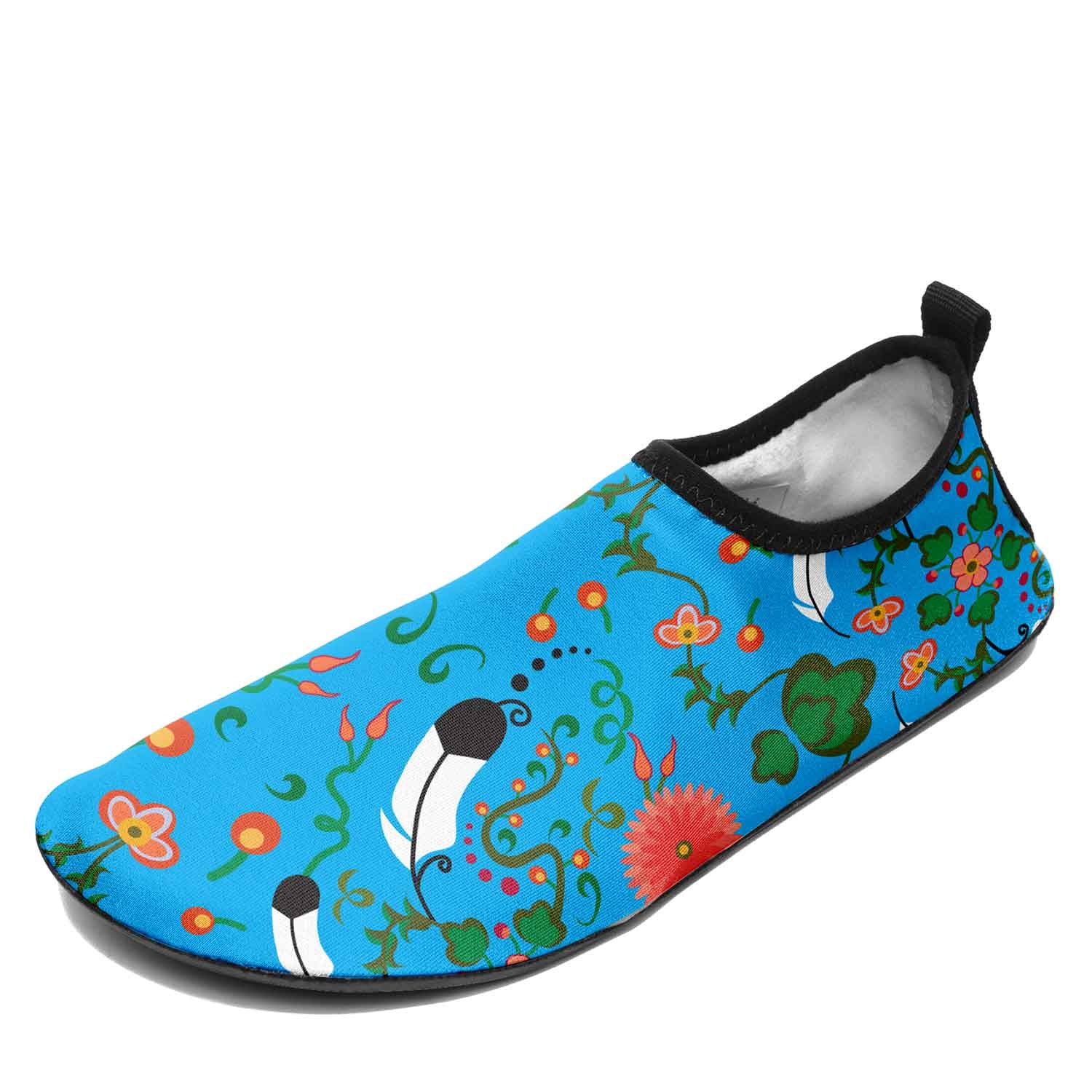 New Growth Bright Sky Kid's Sockamoccs Slip On Shoes