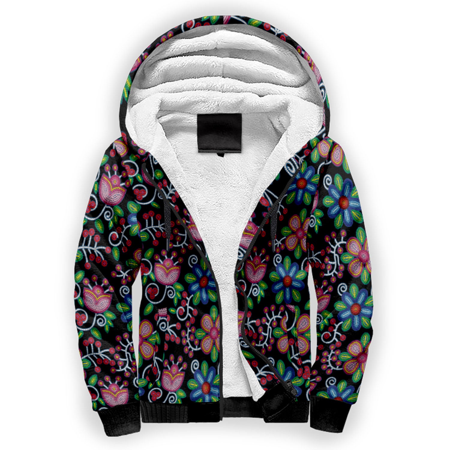 Midnight Garden Sherpa Hoodie