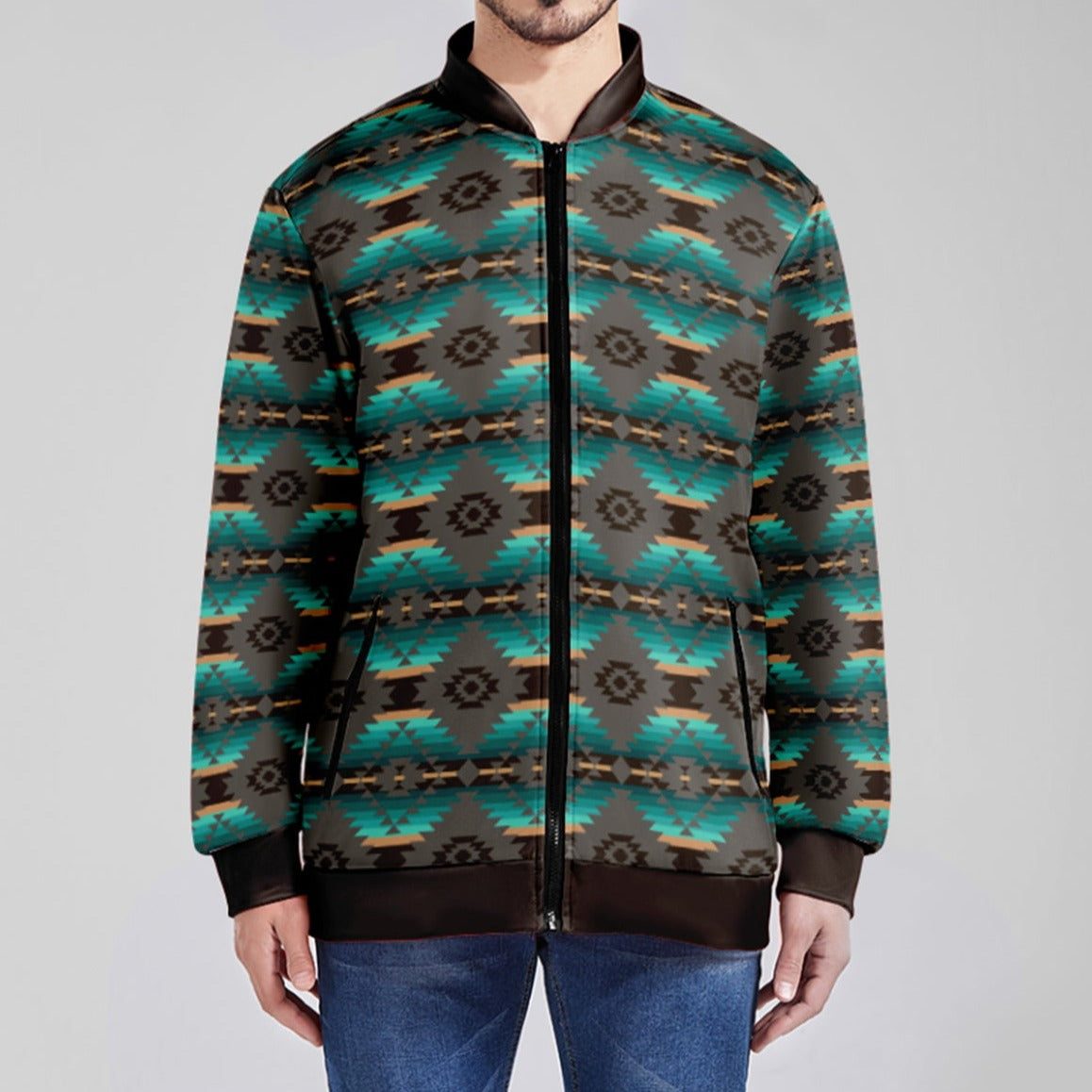 Cree Confederacy Zippered Collared Lightweight Jacket