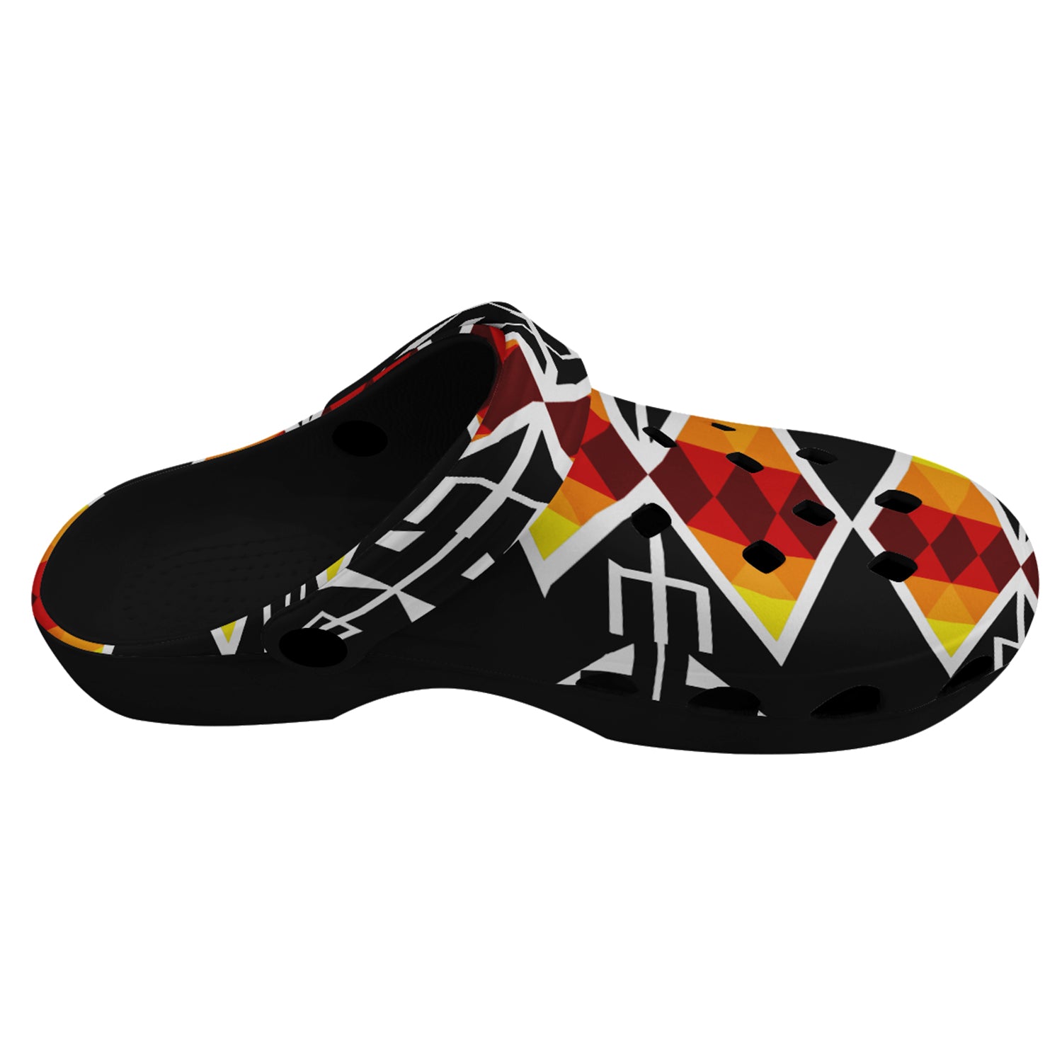 Sacred Trust Black Colour Muddies Unisex Clog Shoes