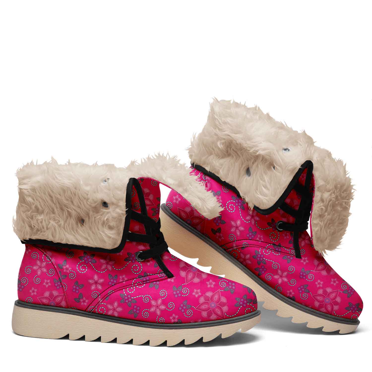 Berry Picking Pink Polar Winter Boots