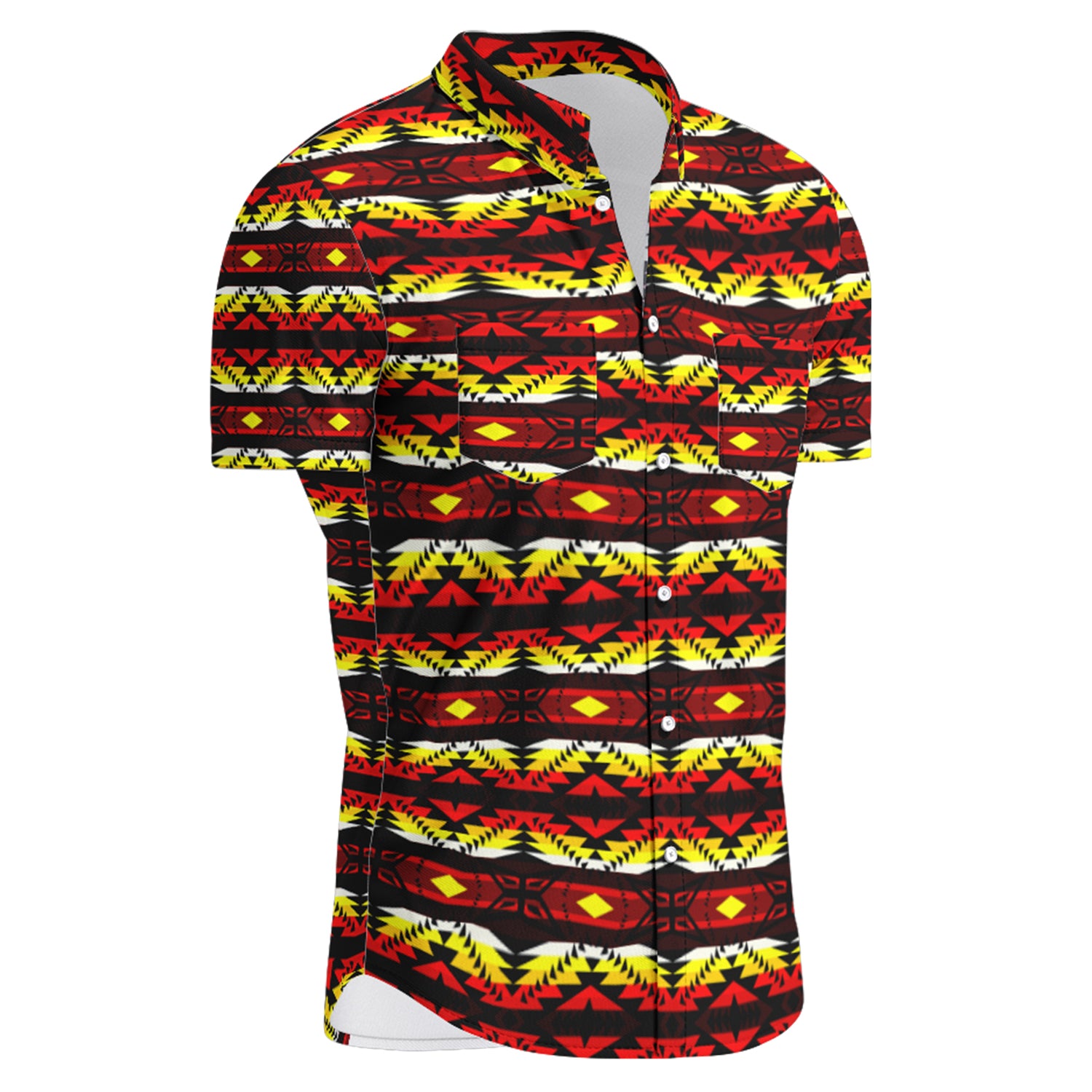 Canyon War Party Hawaiian-Style Button Up Shirt