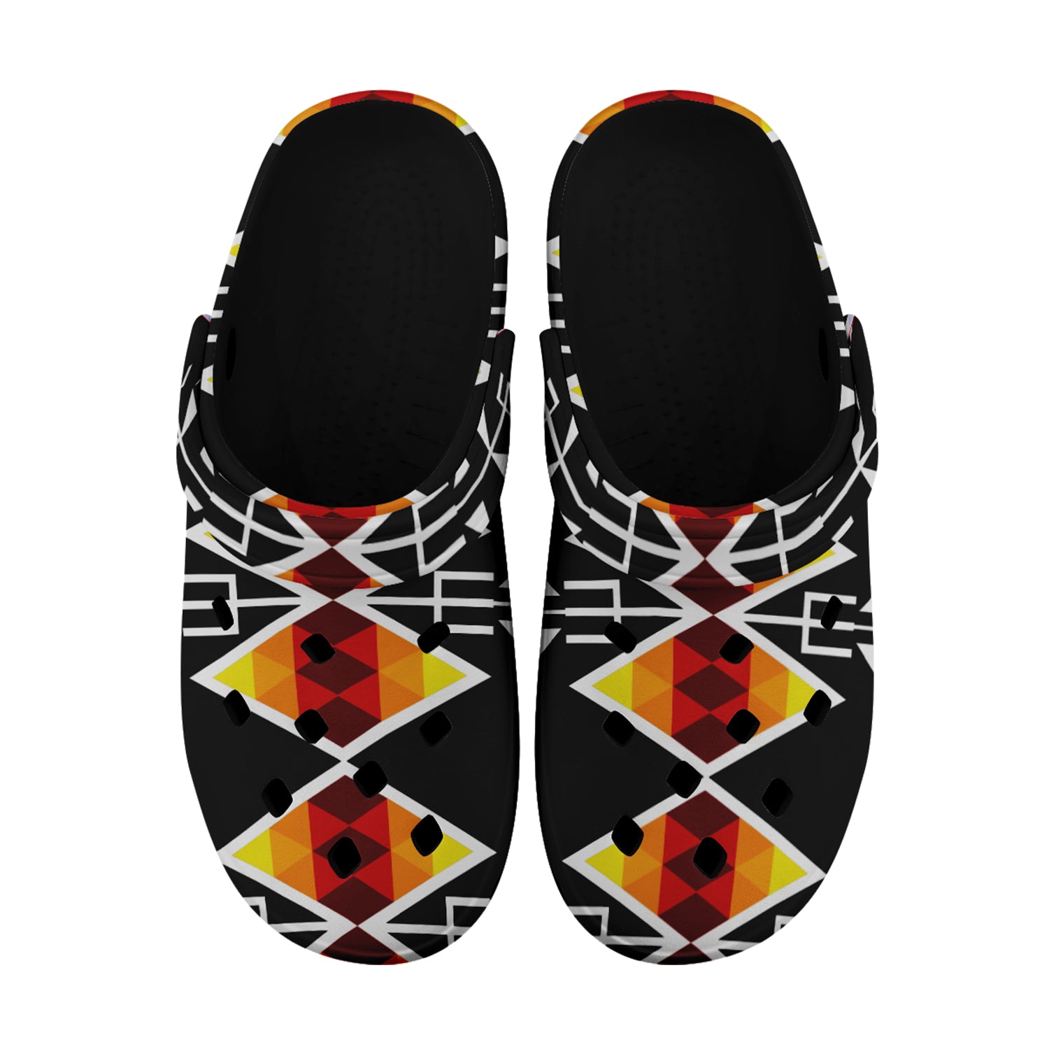Sacred Trust Black Colour Muddies Unisex Clog Shoes